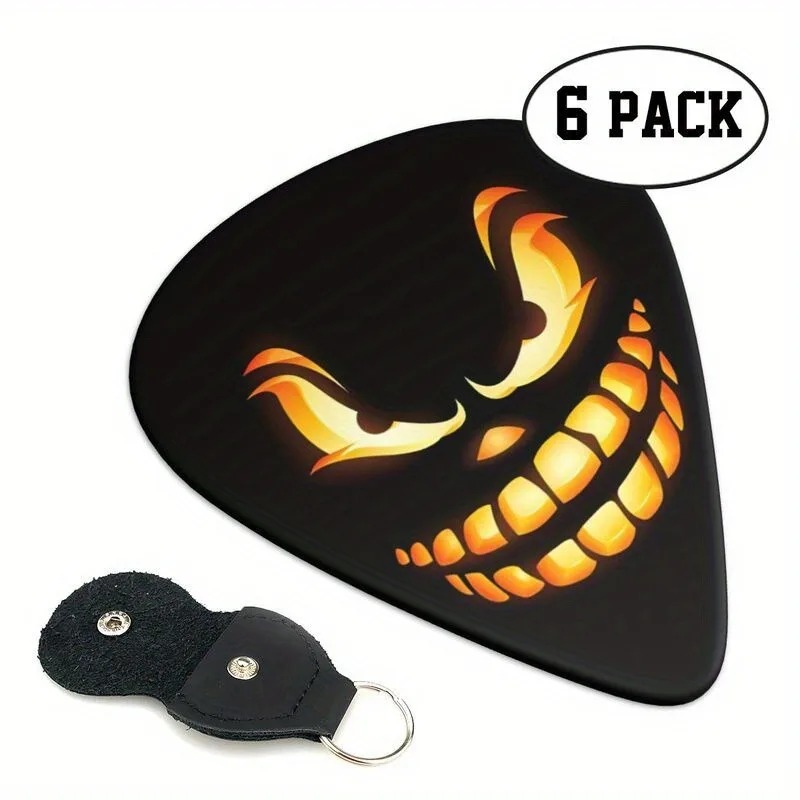 Set of 6 Mischievous Twilight Smile Picks with complimentary case