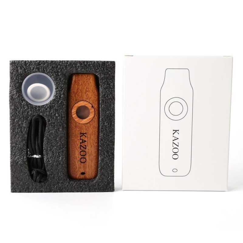 Packaging of the Wooden Kazoo with Rustic Melody - 3 shapes to choose from