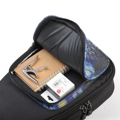Storage Pocket of the Van Gogh Ukulele Cover - Starry Night