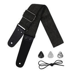 Classic Guitar Strap 'Textured Black