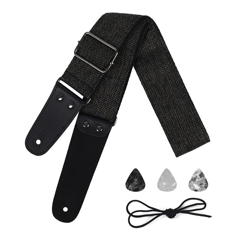 Classic Guitar Strap 'Textured Black