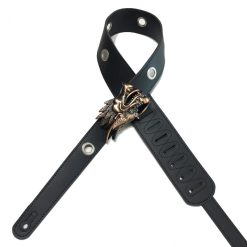 Metallic Rock Dragon Guitar Strap