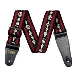 Vintage 'Black Folklore' Guitar Strap