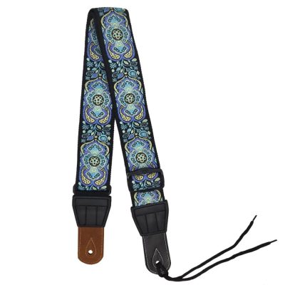 Details of the 'Byzantine Mosaic' Acoustic Guitar Strap