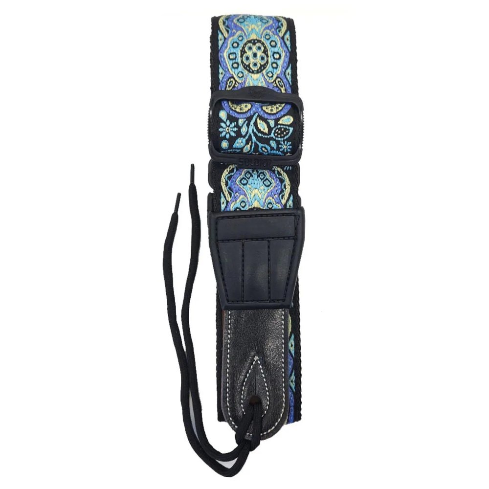 Details of the 'Byzantine Mosaic' Acoustic Guitar Strap