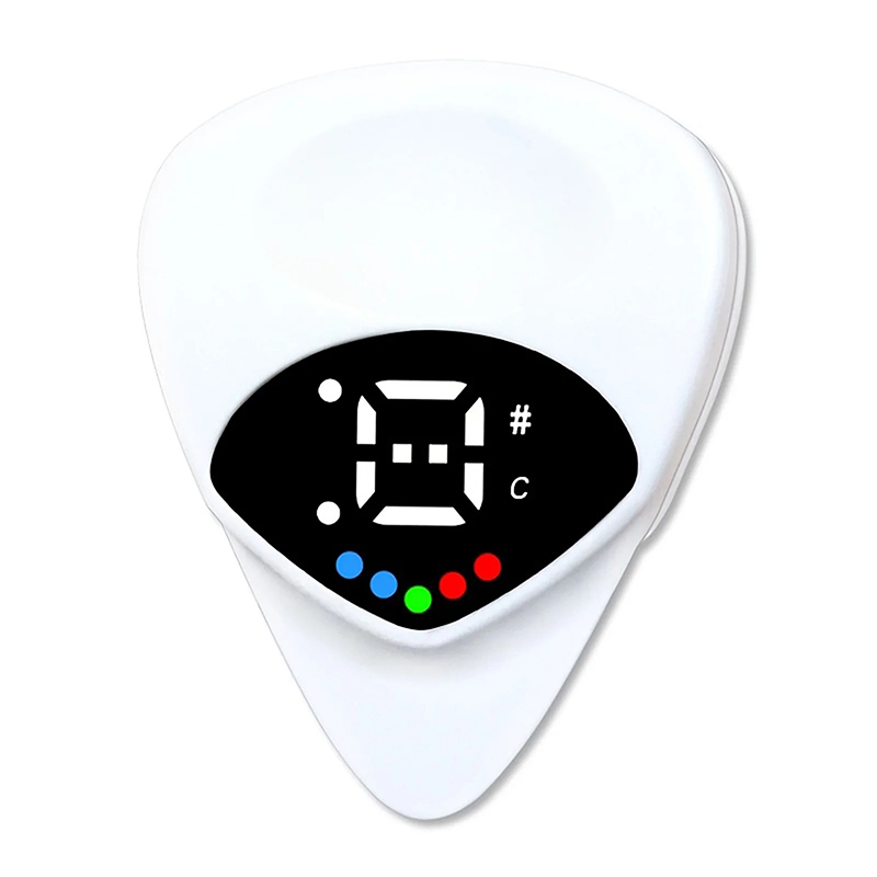 2-in-1 Pick Tuner - 12-Tone Temperament Tuner for Guitar and Ukulele