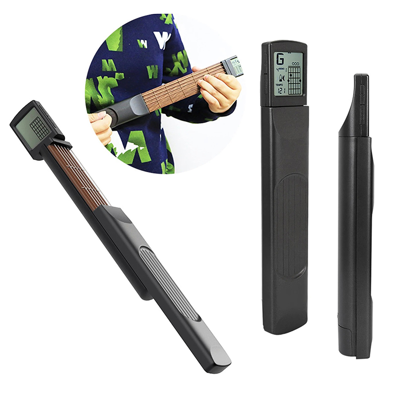 Avant Mini Mango Training Guitar PocketChord Pro - 6 Frets with Rotating Screen and Metronome