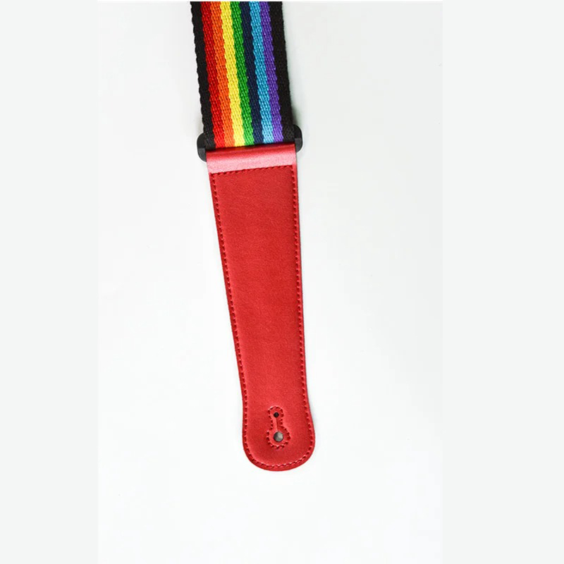 Colorful Avant Guitar Strap 'Vibrant Rainbow