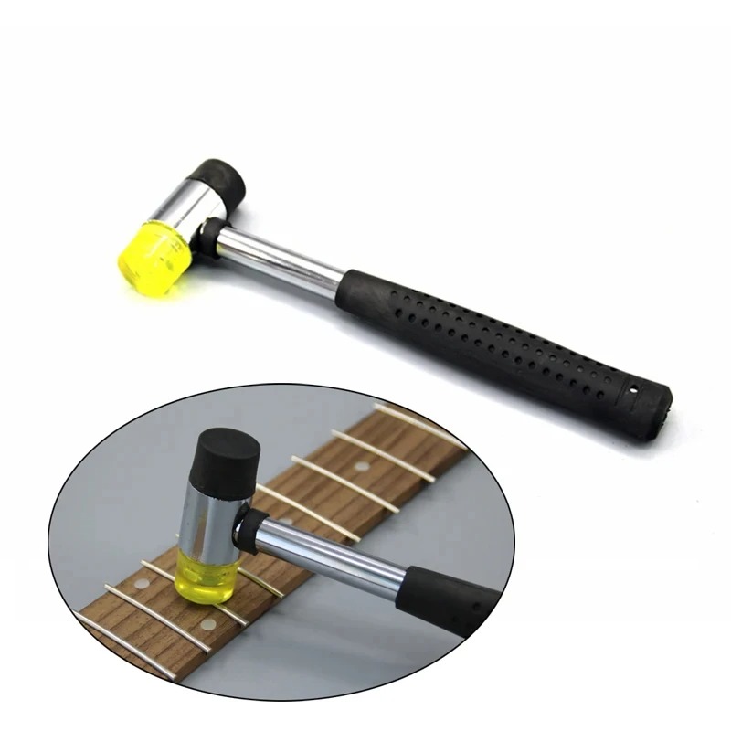 Details Hammer of Fret Guitar with Double Head - Luthier Tool for Installation and Replacement of Frets, Fingerboard Adjustment Accessory