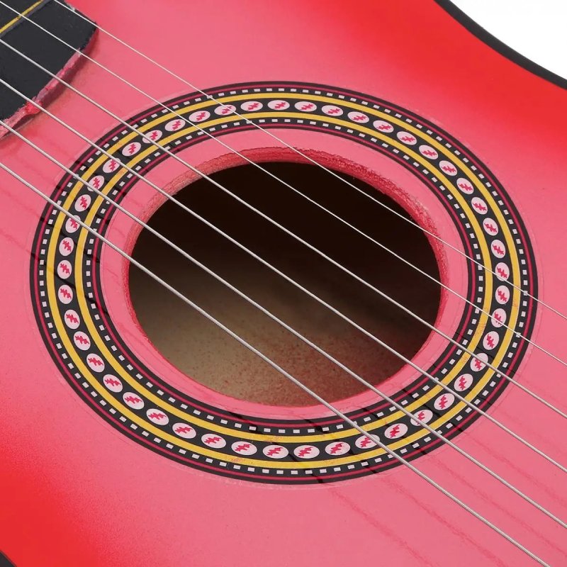 Details of the Colorful Harmony Trio Children's Guitar 58 cm