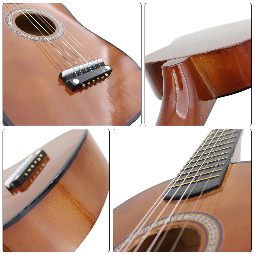Details of the 58 cm 'Elegant Classic' Folk Acoustic Guitar for children