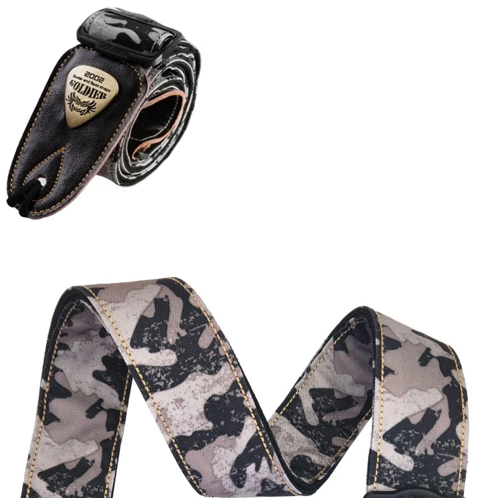 Details of the Urban Camouflage Tactical Guitar Strap