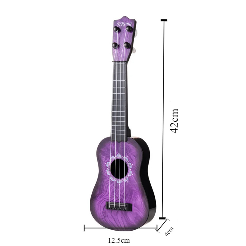 Dimensions of Children's Ukulele - 'Purple Vibration