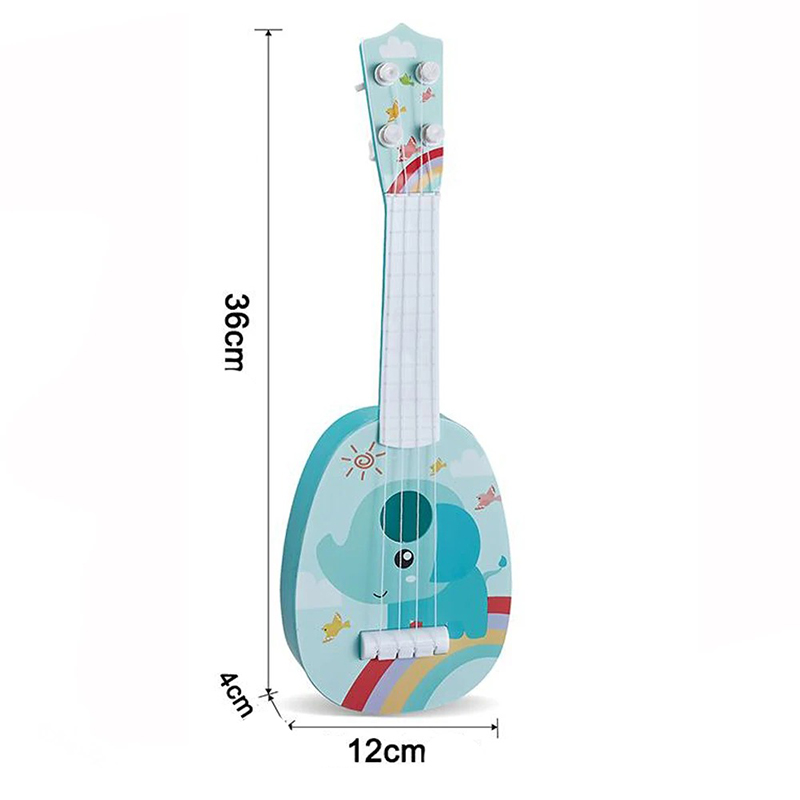 Enchanted Rainbow Elephant' Children's Guitar for the little ones!