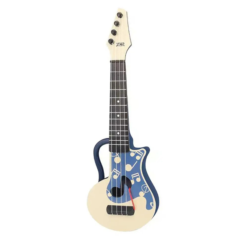 Child's Guitar, Blue Model with Fun Notes