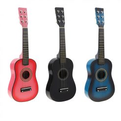 Trio of Children's Guitars in Colorful Harmony of 58 cm