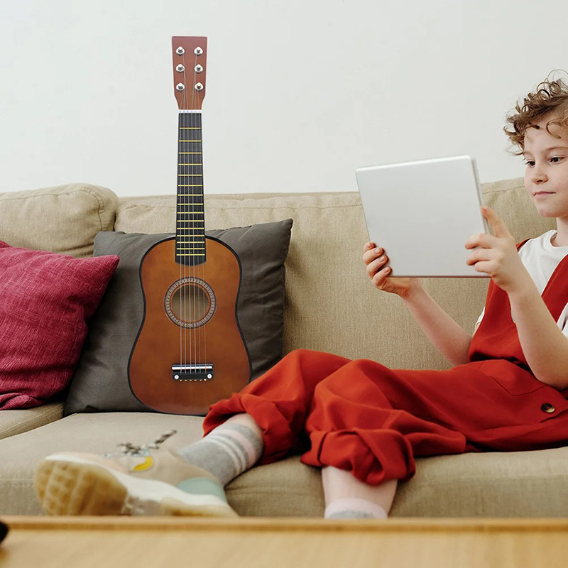 Clásica Elegante' 58 cm Folk Acoustic Guitar for Kids
