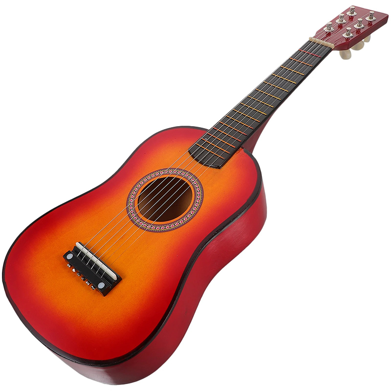 58 cm 'Flaming Twilight' Folk Acoustic Guitar for Kids