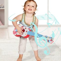 Magnificent Children's Guitar with Adorable Animals - Strawberry Fox