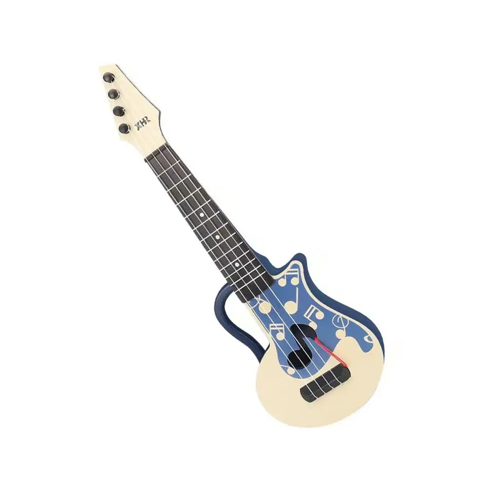 Magnificent Children's Guitar, Blue Model with Playful Notes