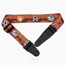 Japanese Guitar Strap 'Kabuki Masks