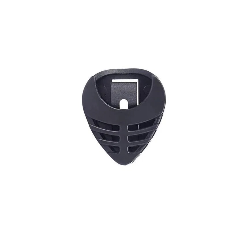 Guitar Pick Holder - Compact Self-adhesive Grip - Compact and Colorful in Black