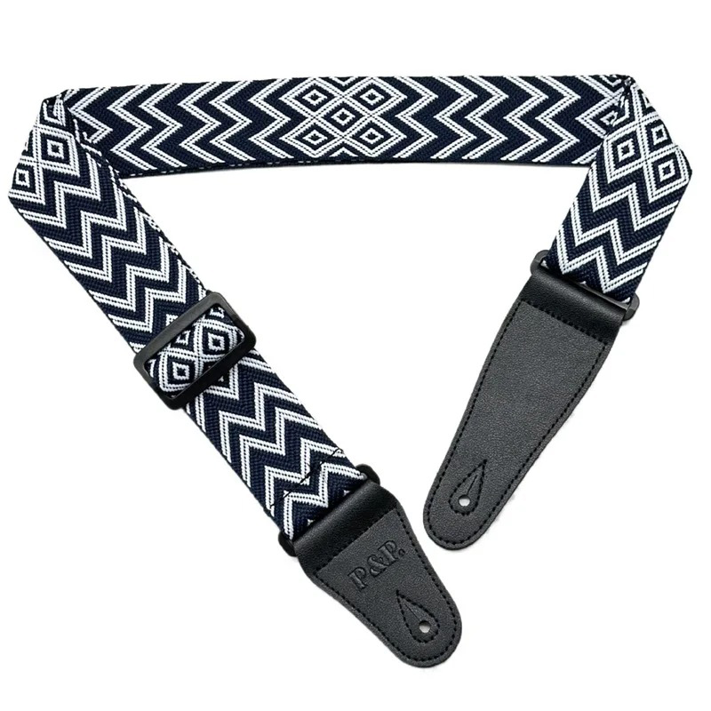 Night Wave' Jacquard Woven Acoustic Guitar Strap