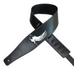 Rock Guitar Strap with Eagle in Full Flight