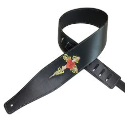Poison Pink Rock Guitar Strap