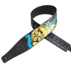 Guitar Strap with Death's Head, Skull, Skeleton, and Billiards