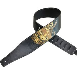 Guitar Strap with Skull Head, The Riders