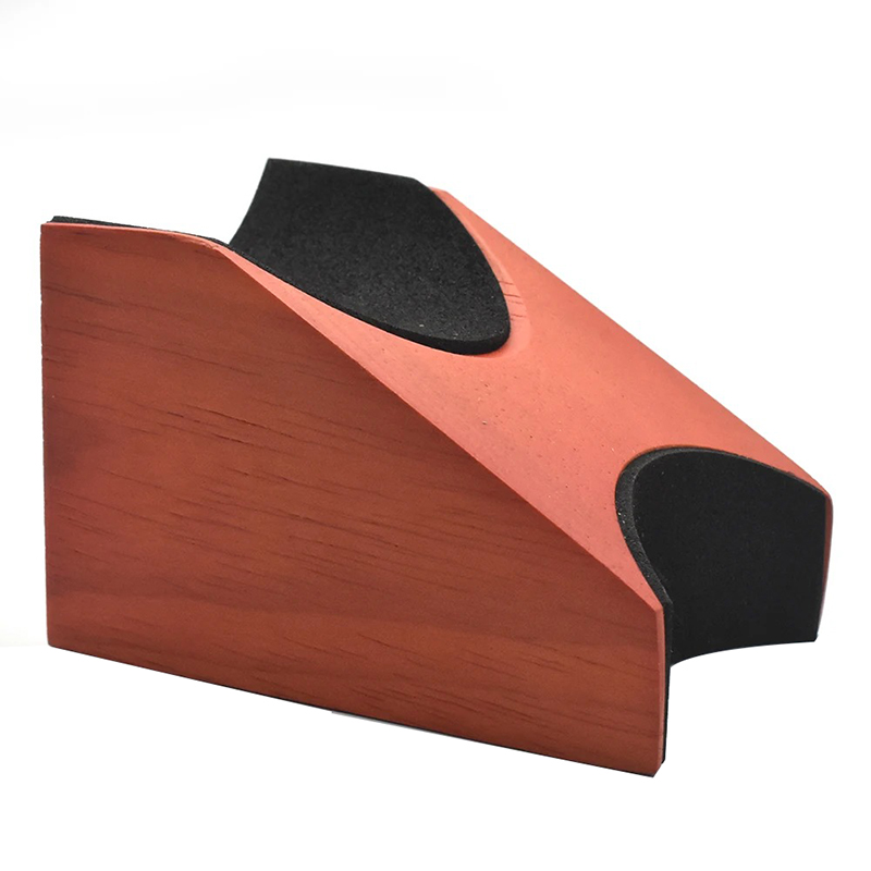 Wooden Armrest Support for Guitar and Ukulele - Non-slip and Stable Orange Color