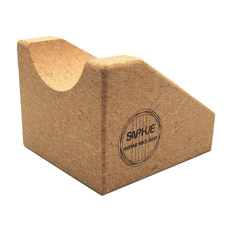 Rear View of the Universal Cork Armrest Support - For Guitars and Basses
