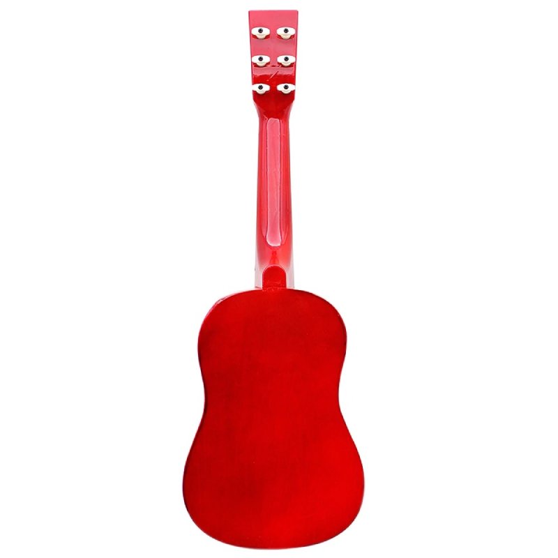 Rear view of the 58 cm Colorful Harmony Trio children's guitar