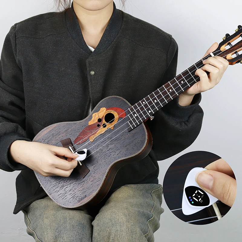 Detailed view of 2-in-1 Pick Tuner - 12-Tone Temperament Tuner for Guitar and Ukulele