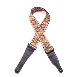 Overall view of the classic guitar strap 'Imperial Ornament