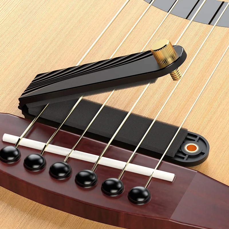Guitar String Damper - Universal Mute for Acoustic, Electric, Bass Guitar and Ukulele