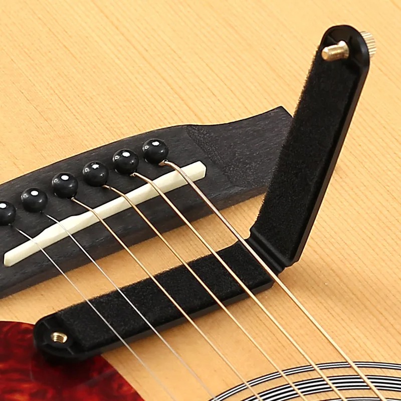 Advanced Guitar Strings Damper - Universal Mute for Acoustic, Electric, Bass Guitar and Ukulele