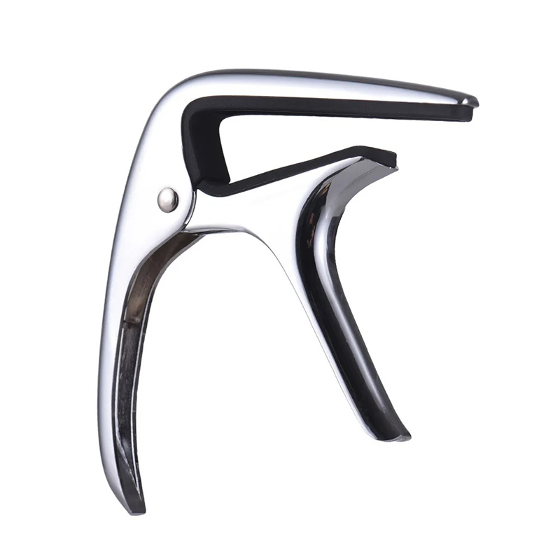 Universal Metal Guitar Capo - Premium Silver Color