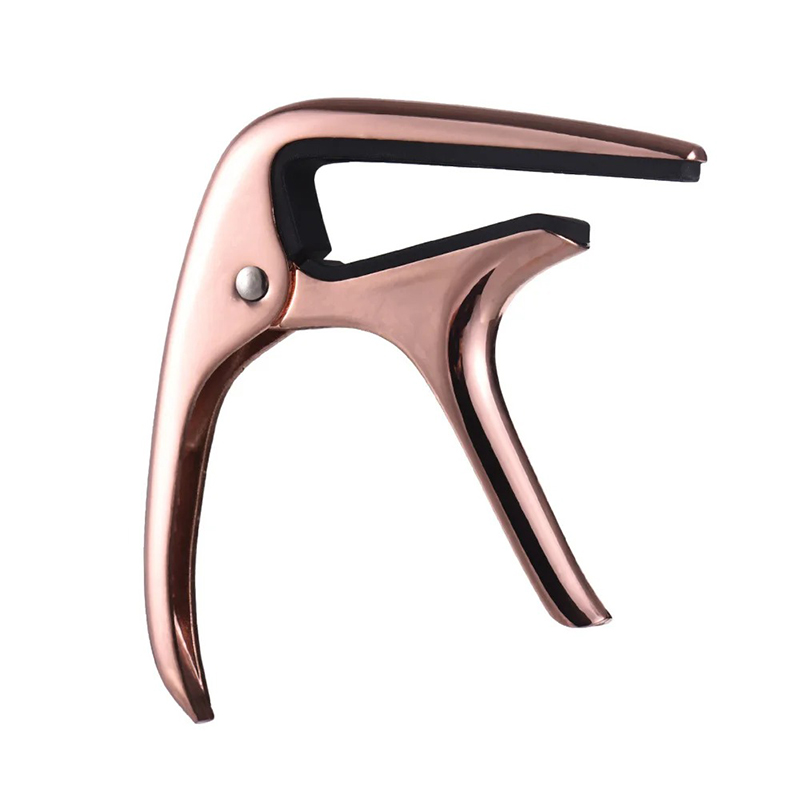Universal Metal Guitar Capo - Premium Rose Gold Color