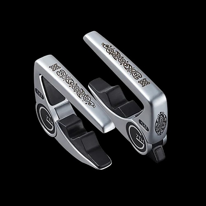 Guitar Bridge - Celtic Pulse Model in Silver Color