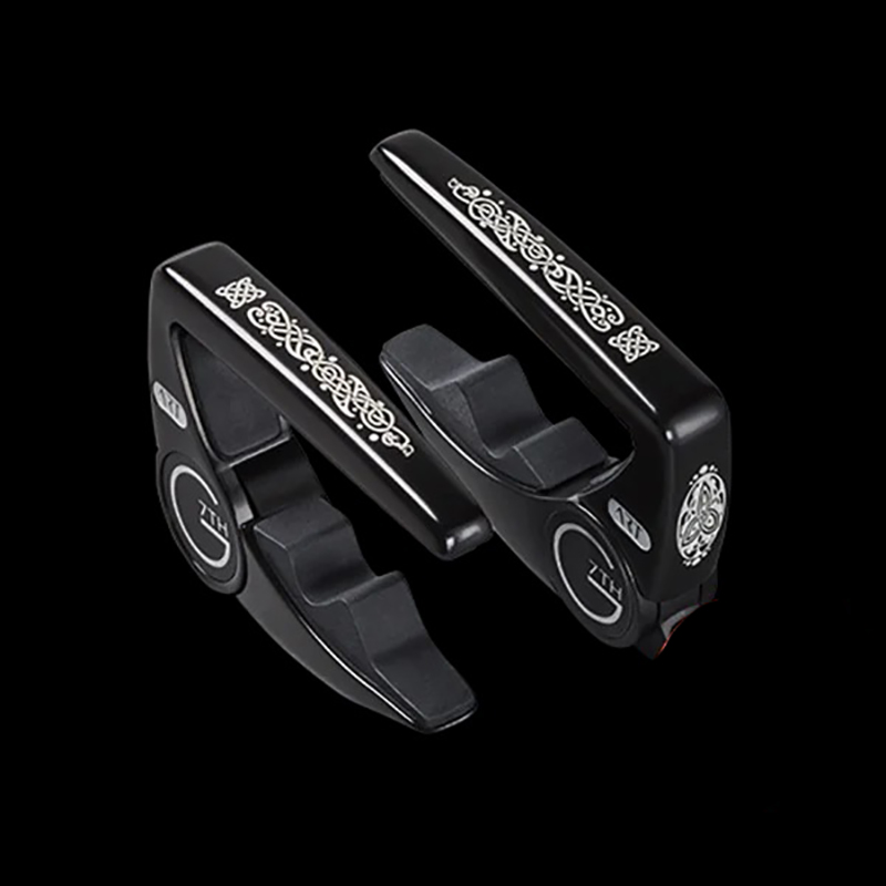 Guitar Capo - Celtic Pulse Model in Black Color