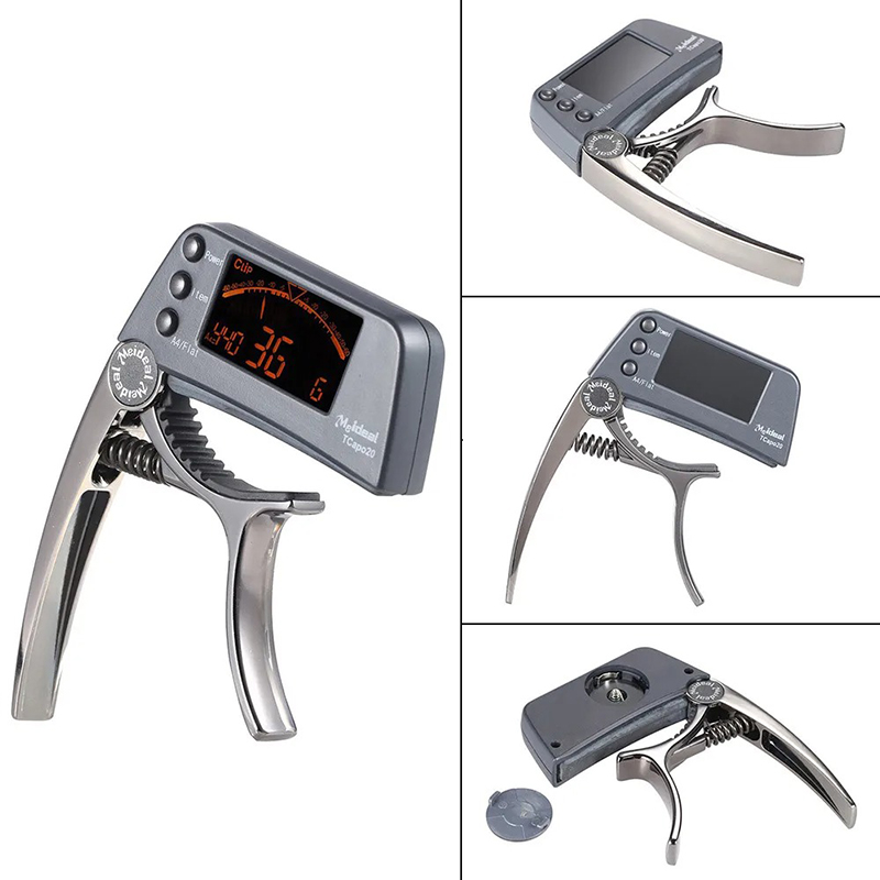 Details of LCD Tuner Capo, Clip & Tune Model, Versatile