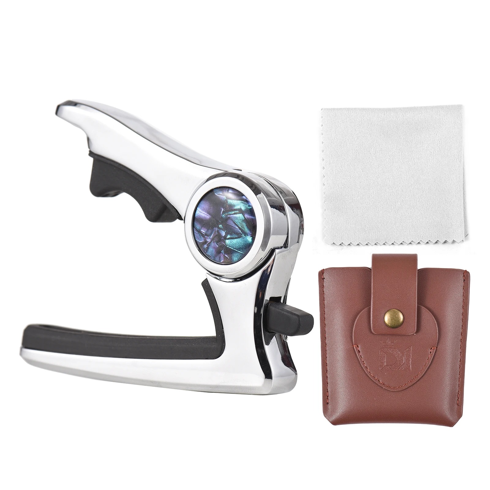 Details of the Magnificent Guitar Capo, Royal Mother-of-Pearl Model