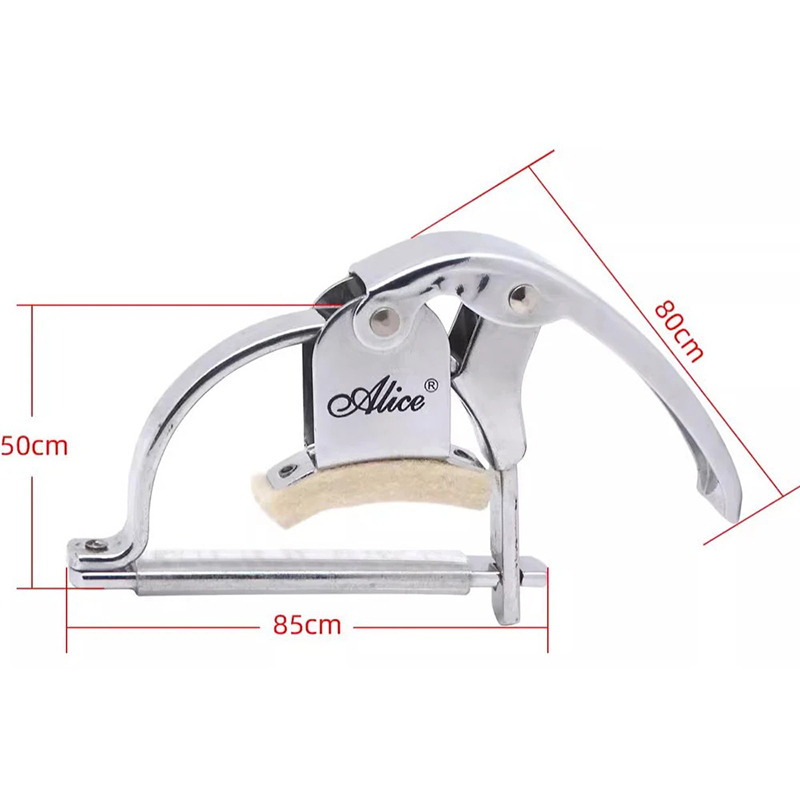 Dimensions of Capo for Classical Guitar - Lever Key Model