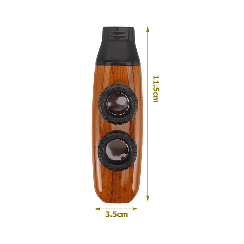 Dimensions of Vintage Wood Design Kazoo - Multiple Sound Effects