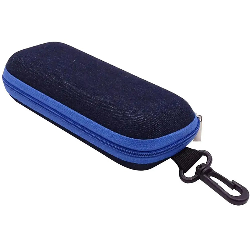 Hard Case for Kazoo - Shockproof Carrying Case with Blue Carabiner