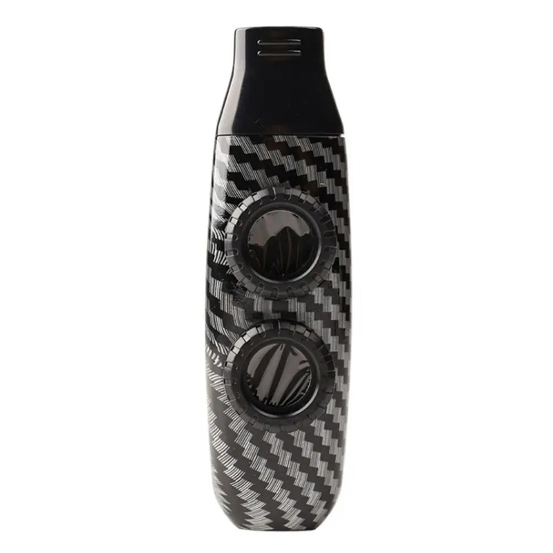Silver Colored Double Resonator Kazoo