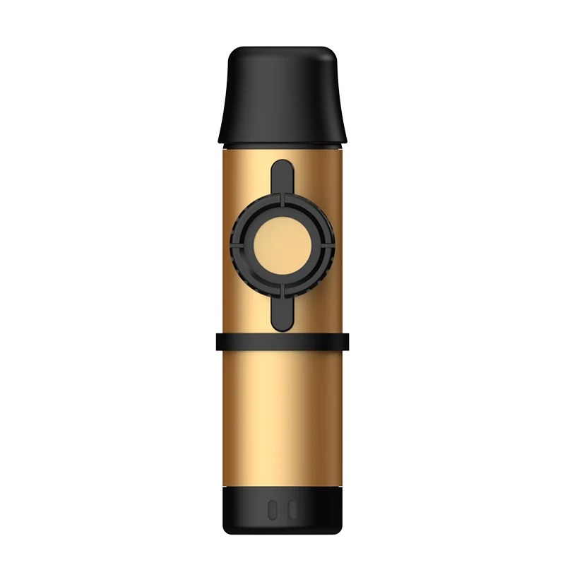 Adjustable Metallic Kazoo - Professional Sound and Premium Design - Gold Color