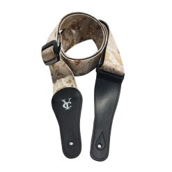 Magnificent Camouflage Denim Guitar Strap - Desert Storm